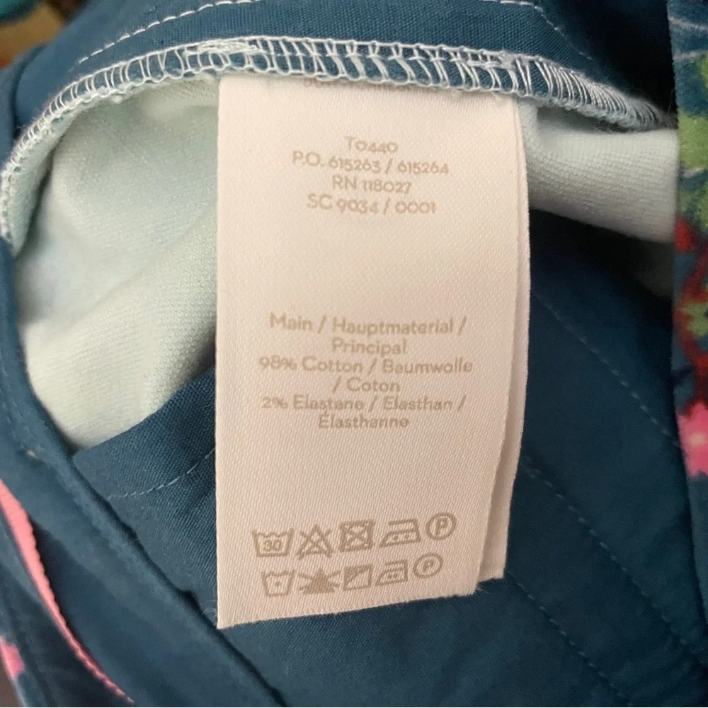 Boden Sackville Crop Pants US 8P Floral Stretch Velvet Business Casual - Picture 11 of 11